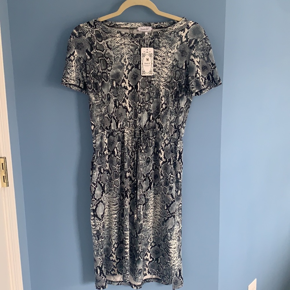 Women's MiDi Dress Snake print